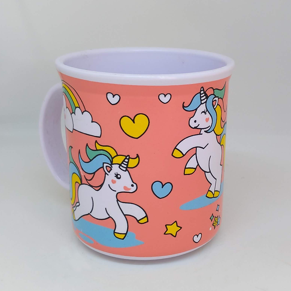 CANECA DE PLÁSTICO - UNICÓRNIO