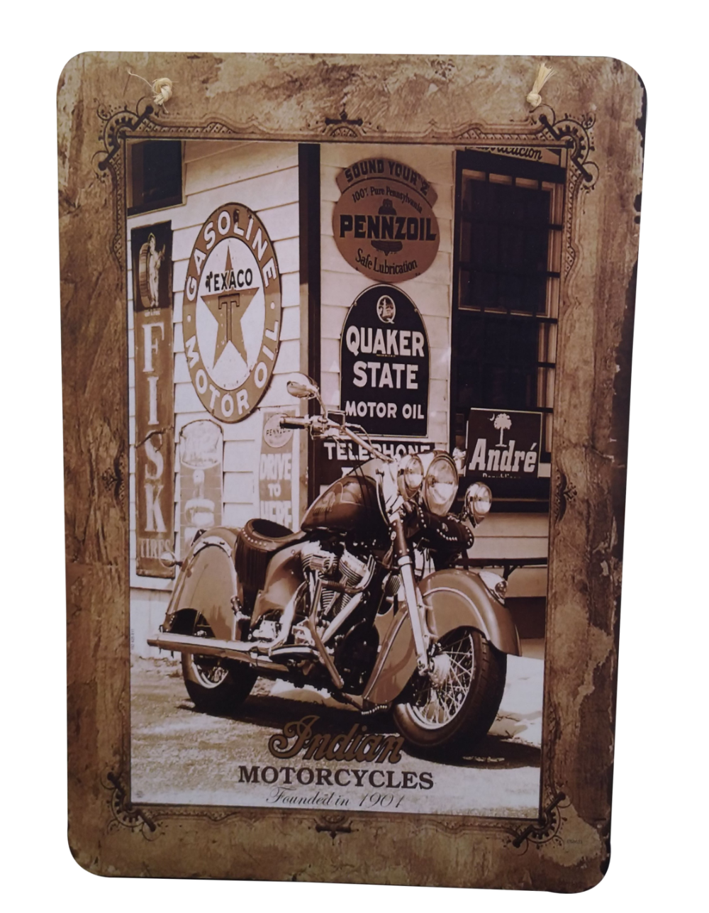 PLACA DECORATIVA - MOTORCYCLES