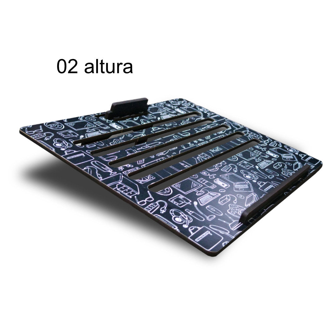 Suporte para Notebook e Tablet em madeira MDF