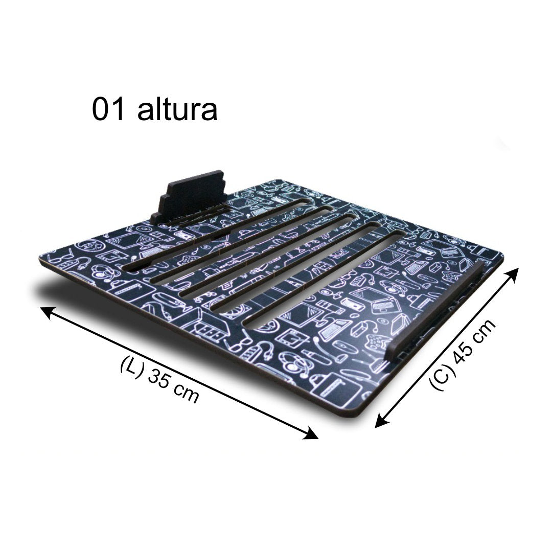 Suporte para Notebook e Tablet em madeira MDF