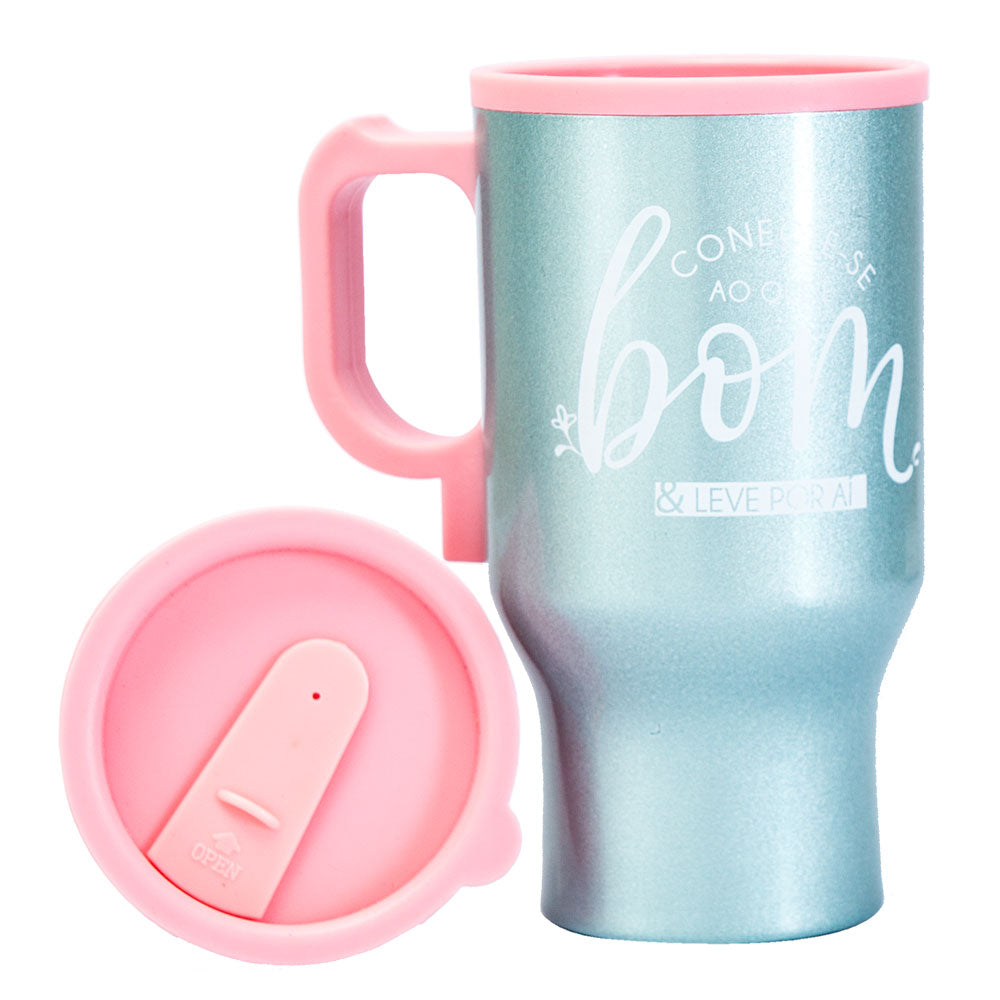 CANECA TÉRMICA USB - LEVE SÓ O QUE É BOM
