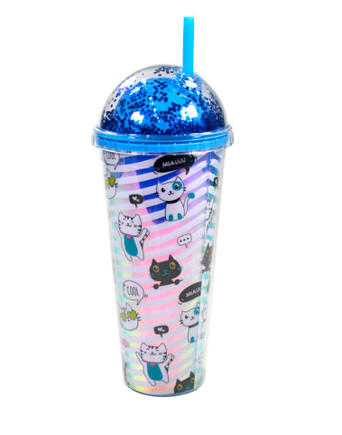 COPO COM CANUDO CAT - 750 ML