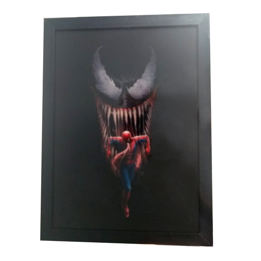 QUADRO DECORATIVO HOMEM ARANHA VENOM
