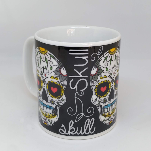 CANECA DE PORCELANA - SKULL LOVE
