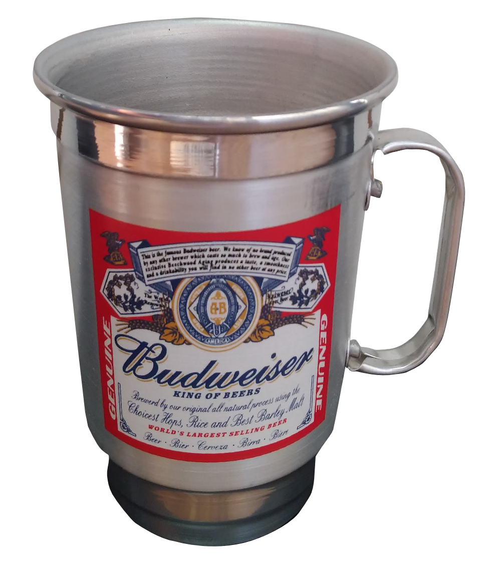 CANECA TÉRMICA ALUMÍNIO - BUDWEISER