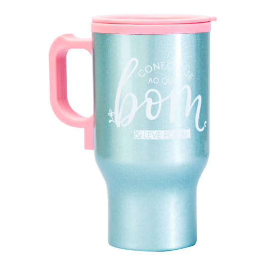 CANECA TÉRMICA USB - LEVE SÓ O QUE É BOM