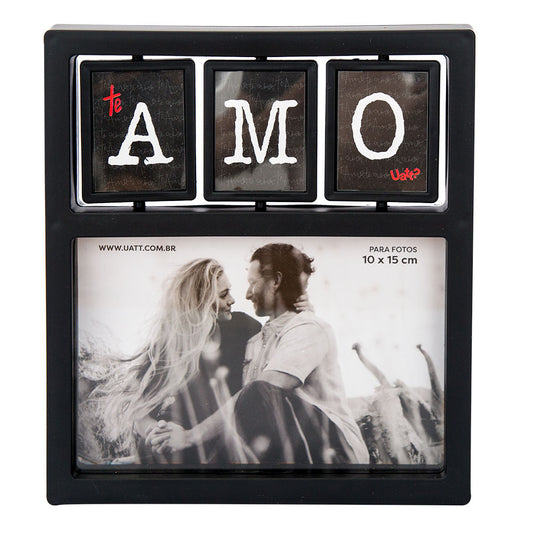 PORTA RETRATO GIRA GIRA - TE AMO TE AMO